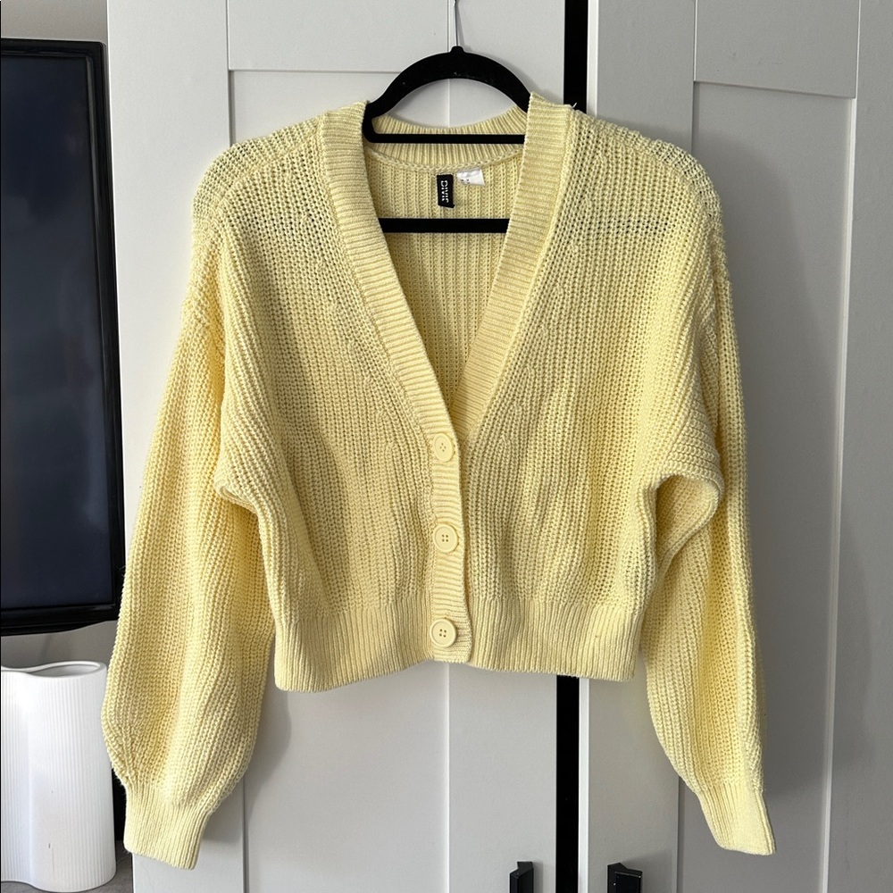 Divided Cream Knit Sweater